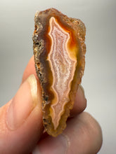Load image into Gallery viewer, Polished Malawi Agate Half – High-Grade African Banded Agate Display Specimen