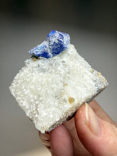 Load image into Gallery viewer, Afghan Lazurite W Afghanite Specimen | Deep Blue Lapis-Grade Crystal on Matrix | Collector Display Mineral