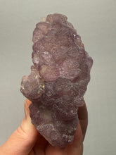 Load image into Gallery viewer, Etched Botryoidal Lavender Fluorite on Quartz Matrix
Collector Mineral Specimen — Hunan, China