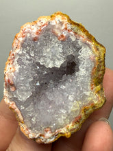 Load image into Gallery viewer, “Goblin Chalcedony” Pink & Purple Druzy Flower Quartz Cluster— Tichka Massif, High Atlas, Morocco