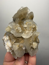 Load image into Gallery viewer, Silvery Bladed “Rose” Calcite Cluster – Yaogangxian Mine, Hunan, China