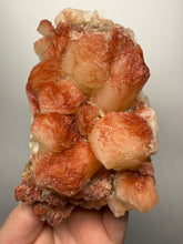 Load image into Gallery viewer, LARGE Rare Red Druzy Apophyllite with Red Stilbite Cluster Zeolite | India | Collector Mineral Specimen