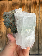 Load image into Gallery viewer, Mint Green Apophyllite w Red Phantoms • Maharashtra, India