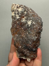 Load image into Gallery viewer, Natural Botryoidal Goethite on Druzy Amethyst Cluster | Collector Mineral Specimen | Morocco