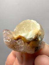 Load image into Gallery viewer, Rare Botryoidal Yellow Fluorite on Quartz Matrix Collector Mineral Specimen – Maharashtra, India
