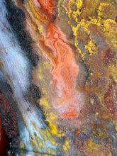 Load image into Gallery viewer, Pink Yellow Red Moroccan Agate | High Atlas Mountains •UNPOLISHED LAPIDARY SLAB