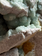 Load image into Gallery viewer, High-Grade Green Wavellite Collectors Specimen - Radiating Botryoidal Crystal Formation - Arkansas, USA