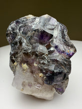 Load image into Gallery viewer, Elestial Smokey Amethyst Cluster as Secondary Quartz Growth • Brazil