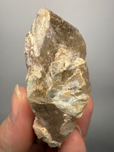 Load image into Gallery viewer, Bicolor Blue Green Tourmaline on Clear Quartz Crystal | Pegmatite Mineral Specimen from Pakistan