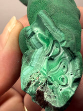 Load image into Gallery viewer, 5.3” High-Grade Malachite Stalactite “Cave” Formation | DR Congo | Mineral Collector Specimen