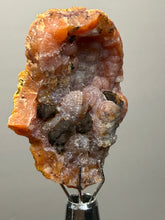Load image into Gallery viewer, “Goblin Chalcedony” Pink and Red Druzy Botryoidal Stalactites — Tichka Massif, High Atlas, Morocco