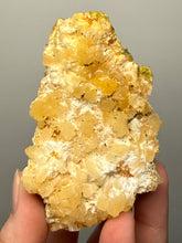 Load image into Gallery viewer, High-Grade Green Heulandite on Peach Stilbite Crystal Cluster | Deccan Traps, Maharashtra, India | Collector Mineral Specimen