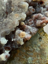 Load image into Gallery viewer, “Goblin Chalcedony” Pink and Red Druzy Botryoidal Stalactites — Tichka Massif, High Atlas, Morocco