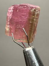 Load image into Gallery viewer, Raw Bi-Color Pink and Green Tourmaline Crystal Specimen | Ocean View Mine, Pala, California, USA