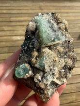 Load image into Gallery viewer, Rare Tenebrescent Color-Changing Cubic Fluorite | Hidden Forest Pocket — Diana Maria Mine, Frosterley, Weardale, County Durham, England