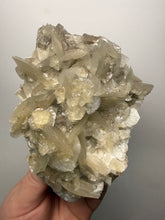 Load image into Gallery viewer, LARGE Silvery Bladed “Rose” Calcite Cluster – Yaogangxian Mine, Hunan, China