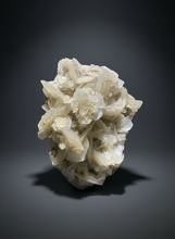 Load image into Gallery viewer, LARGE Silvery Bladed “Rose” Calcite Cluster – Yaogangxian Mine, Hunan, China