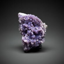 Load image into Gallery viewer, 2.4” Indonesian Grape Agate (Radial Spray Terminated Quartz) Display Specimen | Mamuju, West Sulawesi, Indonesia