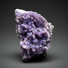 Load image into Gallery viewer, 2.4” Indonesian Grape Agate (Radial Spray Terminated Quartz) Display Specimen | Mamuju, West Sulawesi, Indonesia