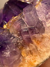 Load image into Gallery viewer, Premium Hematite-Phantom Deep Magenta Ametrine Cluster | Deccan Traps, India | Collector Mineral Specimen