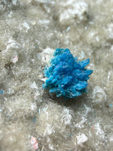 Load image into Gallery viewer, Rare Electric Blue Cavansite on Druzy Matrix – Collector Mineral Specimen | India