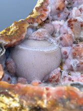 Load image into Gallery viewer, “Goblin Chalcedony” Pink & Orange Druzy Botryoidal Stalactites — Tichka Massif, High Atlas, Morocco