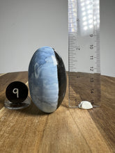 Load image into Gallery viewer, Lingam - Blue Opal with Chalcedony from India