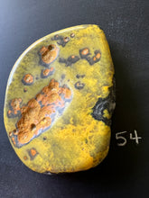 Load image into Gallery viewer, Bumblebee Jasper Agate Palm Stone from West Java, Indonesia • AAA High Grade