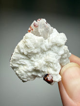Load image into Gallery viewer, High-Grade Naturally Faceted Red Spessartine Garnet on Matrix — Skardu, Pakistan