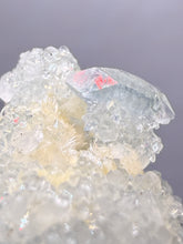 Load image into Gallery viewer, Luminous Mint Apophyllite with Glittering Druzy Sugar Quartz – India