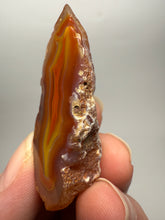 Load image into Gallery viewer, Polished Malawi Agate Half – High-Grade African Banded Agate Display Specimen