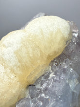 Load image into Gallery viewer, Rare Botryoidal Yellow Fluorite on Quartz Matrix Collector Mineral Specimen – Maharashtra, India