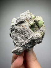 Load image into Gallery viewer, High-Grade Green Wavellite Collectors Specimen - Radiating Botryoidal Crystal Formation - Arkansas, USA