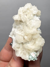 Load image into Gallery viewer, High-Grade Gemmy Green Apophyllite on White Stilbite & Apophyllite | Deccan Traps, Maharashtra, India