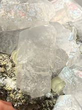 Load image into Gallery viewer, 4.5” New Find: Huanzala Mine Peru Sphalerite + Chalcopyrite + Apatite + Calcite + Quartz | Collector Display Specimen