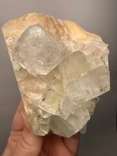 Load image into Gallery viewer, High-Grade Apophyllite on Pink Stilbite Zeolite | Indian Collector Mineral Specimen