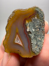 Load image into Gallery viewer, Polished Malawi Agate Half – High-Grade African Banded Agate Display Specimen