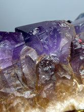 Load image into Gallery viewer, Premium Hematite-Phantom Deep Magenta Ametrine Cluster | Deccan Traps, India | Collector Mineral Specimen