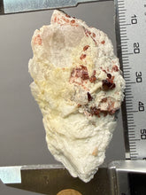 Load image into Gallery viewer, High-Grade Naturally Faceted Red Spessartine Garnet on Matrix — Skardu, Pakistan