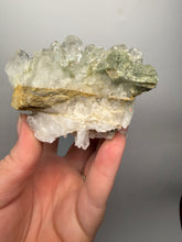 Load image into Gallery viewer, Chlorite-Included Quartz Cluster (Green Phantom Quartz) – Pakistan Mineral Specimen
