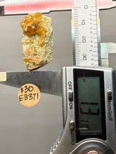 Load image into Gallery viewer, Hessonite Garnet Cluster on Matrix – Natural Collector Specimen from Pakistan | High-Grade Orange-Red Garnet Crystals