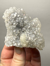 Load image into Gallery viewer, Druzy Chalcedony Stalactite with Druzy Clear Apophyllite | Maharashtra, India