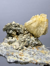 Load image into Gallery viewer, High-Grade Yellow Barite with Iron Pyrite | Bou Nahas Mine, Tinghir Province, Morocco