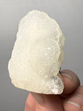 Load image into Gallery viewer, High-Grade “Dream Cloud” Druzy Chalcedony Stalactite — Maharashtra, India (Collector Display Specimen)