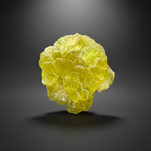 Load image into Gallery viewer, Vibrant Yellow Brucite Thumbnail Mineral Specimen | Collector Crystal from Killa Saifullah District in Balochistan Province, Pakistan