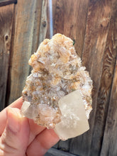 Load image into Gallery viewer, Yellow Diamond Calcite + Pearl Heulandite • Maharashtra, India