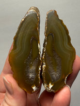 Load image into Gallery viewer, Premium Sumatra Agate Pair (Banded Chalcedony) Display Specimen | Indonesia