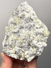 Load image into Gallery viewer, 3.8” New Find: Huanzala Mine Peru Sphalerite + Chalcopyrite + Apatite + Calcite + Quartz | Collector Display Specimen