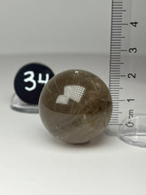 Load image into Gallery viewer, Golden Rutile Quartz (AKA Golden Angel Hair Quartz) Sphere