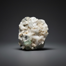 Load image into Gallery viewer, High-Grade Gemmy Green Apophyllite on White Stilbite & Apophyllite | Deccan Traps, Maharashtra, India
